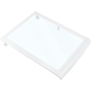 WR32X22844 Refrigerator Freezer Glass Shelf Compatible With GE GSE25HMHEHES, GSE25HSHBHSS, GSE25HMHJHES, GSE25HSHEHSS, GSE25HSHJHSS, GSE25HMHKHES Refrigerator etc. Part Number: AP5980305, PD00026844
