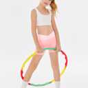 Girls Athletic Shorts Slim Tummy Control V Cross Waist Short Leggings Bike Dance Gymnastics Shorts (Pink)