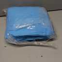 TrelaCo 30 Pcs Blue Disposable Isolation Gowns PPE Disposable Gowns Bulk Fully Closed Double Tie Back Elastic Cuffs for Home Isolation Labs Dental Beauty Agencies Women Men Adult Unisex