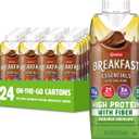 Carnation Breakfast Essentials High Protein with Fiber Ready-to-Drink, 8 FL OZ Carton, Rich Milk Chocolate (Pack of 24) BB 5/29/26