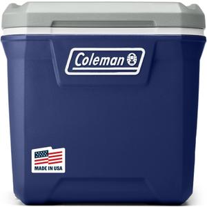 Coleman Classic Series Insulated Portable Rolling Cooler with Wheels, Leak-Resistant Outdoor Hard Cooler Keeps Ice up to 5 Days, 65-Quart (Twilight)