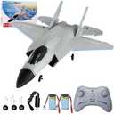 FX9631 RC Plane, 2.4GHz 4CH Brushless Remote Control Airplane 3D 6G Mode Built in Six Axis Gyroscope Aerobatics Culvert Plane, Simulated Stealth Fighter Toy Gift for Teens Adults