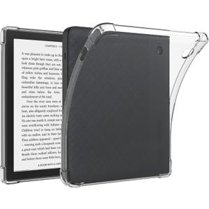 Slim Clear Case for 7" Kobo Libra 2 (2021 Released,Model N418) - Ultra-Thin Lightweight Transparent Flexible Soft Back Cover (Clear)