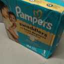 Pampers Swaddlers Diapers, Size 1 (8-14 lbs), 164 Count, Absorbent, Keeps Baby Dry and Comfortable, Skin Safe Disposable Baby Diaper