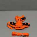 Halypet Cat Harness and Leash Set [MAX Safety 4th-Gen Upgrade] Escape Proof Adjustable Cat Leash Comfortable Soft Vest Easy to Wear Kitten Harness with Reflective Strip for Cats Walking, S Orange (Small (7-12lb))