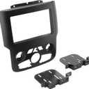 Scosche CR1297DDB Double DIN Radio Install Dash Kit Compatible with 2013-2018 Ram Trucks Equipped with 8" Factory Display - Aftermarket Car Stereo Installation Kit - Factory Match Color and Texture