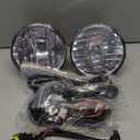 Fog Lights Assembly Compatible With GM 2007-2013 GMC Sierra 1500/2007-2014 Sierra 2500HD 3500HD Front Bumper Driving Fog Lamp