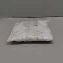 Mr. Pen- Christmas Tree Skirt 24 Inches, White Faux Fur Christmas Tree Skirts with Gold Snowflakes, White Tree Skirt