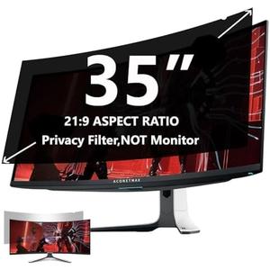 ACONETMAX (33x14) Inch Privacy Screen Filter for Computer Ultrawide 21:9 Curved Monitor- Privacy Shield,Anti-Glare and Anti Blue Light Protector