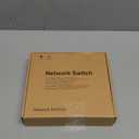 8 Port Gigabit PoE Switch with 2 Gigabit Uplink,802.3af/at Compliant,120W Built-in Power,Unmanaged Metal Plug and Play