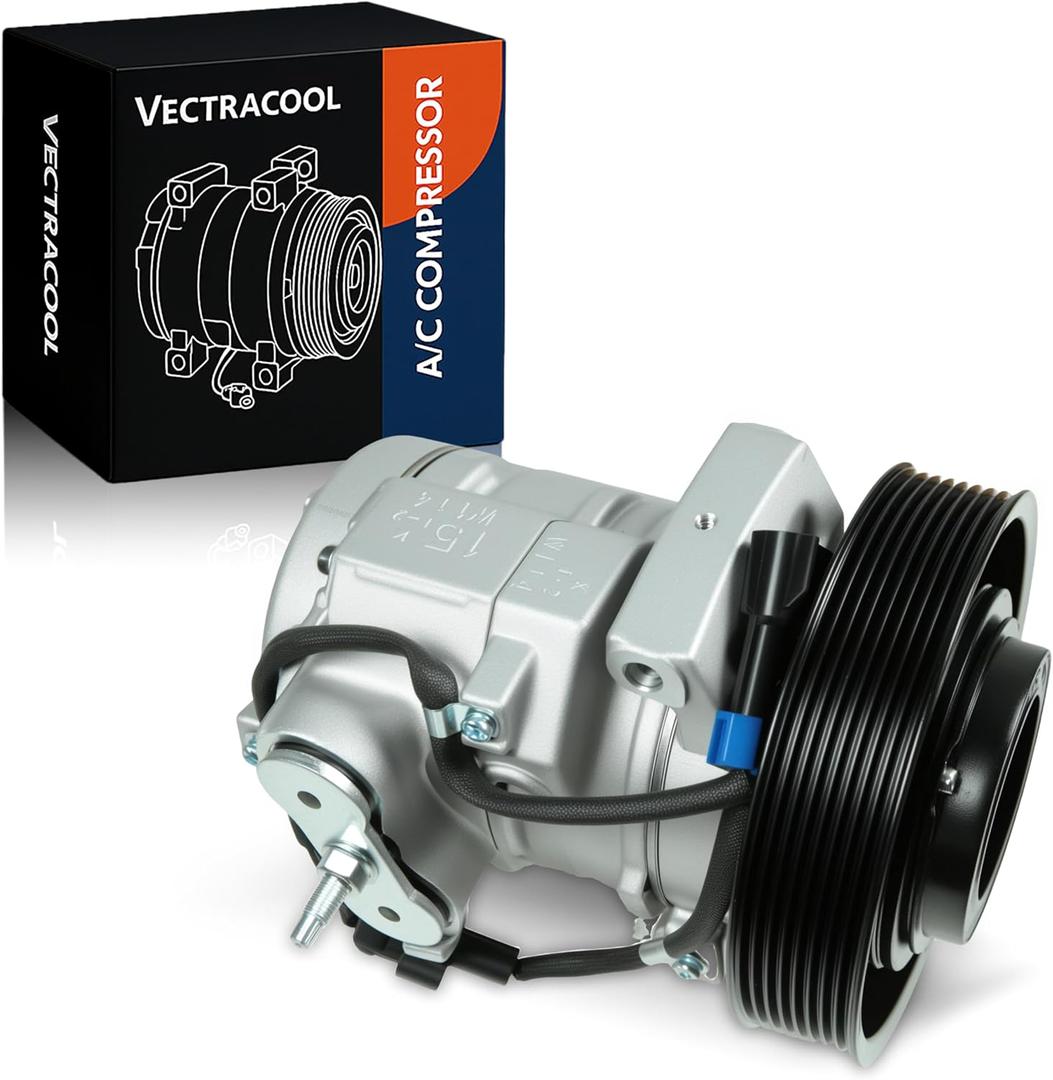 2265771000A/C Compressor with Clutch Replacement for Freightliner Cascadia 113 125 126 2011-2019 12.8 14.8 15.6L CO29043C 198372