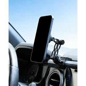 Autorder Upgraded Magnetic Car Phone Holder for Toyota Tacoma 2016-2023 Accessories Strong Adsorption Phone Mount 360Flexible Adjustment Magnetic Phone Stand Fit for All Smartphone for MagSafe