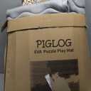 Blissful Diary Baby Play Mats for Floor, 71x59 Inch Extra Thicker & Large Soft Cushioning Foam Playmats for Babies and Toddlers, Foldable Washable Baby Crawling Mat for Playpen, Boho Design