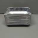 Sageme 30 Pack Weber Grills Compatible Drip Pans 6415 for Weber Grills Spirit Gas Grills, Q Grills, Genesis and Genesis II LX 200 300 Series Disposable Aluminum Foil Grease Trays 6 x 1.4 x 8.6 Inches