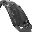 ALMULOO Front Fender Liner Inner Panel Compatible with 2012-2015 Honda Civic GX SE Replacement for HO1248143 HO1249143 74101TR0A50 74151TR0A50 Wheel Liner Splash Shields Guard