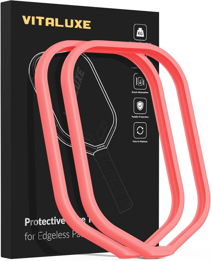 Pickleball Weighted Tape for Edgeless Paddles 16mm, Protective Edge Guard Tape, Lead Tape Alternative for Training, No Glue, Easy Install and Replace Without Wrinkling, 2 Pack