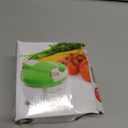 Multi-Function Manual Food Chopper & Processors with Handle and Cover,Vegetable Chopper Shredder,Garlic Press,Suitable for Onions Garlic Peppers Carrots Gingers Fruits,Ideal Gift for Kitchen(Green) (500ml)