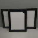 [3-Pack] Kids Art Frames, 8.5x11 Front Opening Kids Artwork Frames Changeable, Black Artwork Display Storage Frame for Wall, Holds 50 Pcs, for 3D Picture, Crafts, Hanging Art, Portfolio