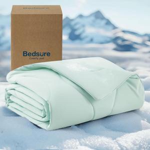 Bedsure Premium Cooling Blanket for Medium Dog - Q-MAX>0.5, Breathable Summer Washable Cold Pet Throw Blanket, Soft Durable Self Cooling Cat Mat for Hot Weather, Turquoise Green, 30x40 Bedsure Premium Cooling Blanket for Medium Dog - Q-MAX>0.5, Breathable Summer Washable Cold Pet Throw Blanket, Soft Durable Self Cooling Cat Mat for Hot Weather, Turquoise Green, 30x40