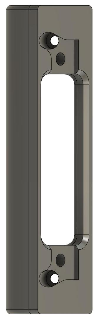 Angled Doorbell Mount compatible with Eufy E340 Security Video Doorbell (50-Degree, Black)