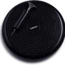 Wobble Cushion Balance Disc - Wobble Disc & Wiggle Seat, Balance Pads for Physical Therapy, Wobble Disk, Sensory Room Equipment - Wobble Seat (Black)