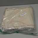 Drum Lampshades Set of 2, Medium Fabric Lamp shades for Table Lamps, Floor Lamps, Beige Linen Lamp shades 11.6" Top x 12.6" Bottom x 9.8" High Spider Fitter, Replacement Lampshades, Assembly Required (Beige with Black Rim)