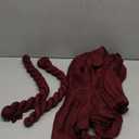 MLMC 3 Pack Burgundy Red Valentines Table Runner 10ft Rustic Gauze Wine Red Cheese Cloth Table Runner Cheesecloth Centerpiece for Wedding Holiday Anniversary Events Valentine's Day Decor