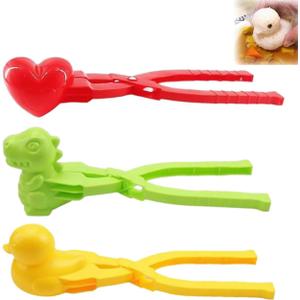 3 PCS Duck Dinosaur Heart Rice Molds for Sushi Making, Creative Animal Shape Sushi Molds, Duck Rice Ball Molds, Sushi DIY Set, 3D Onigiri Molds for Rice Balls, Sushi, Croquettes (Duck+Dinosaur+Heart)