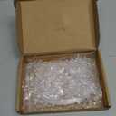 Boao 35 Pieces Christmas Snowflakes Ornaments DIY Acrylic Snowflakes Crystal Xmas Tree Pendant Winter Hanging Snow Theme Decoration(Clear)