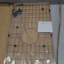 Serene Valley Sink Bottom Grid 24-1/8" x 12-5/8", Centered Drain with Corner Radius 1-1/2", Sink Protector NLW2412C