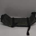 Asaya Waxed Canvas Chef Knife Roll Bag with 10 Slots and a Zipper Pocket - Professional Chef Knife Bag & Storage Case, with Shoulder Strap - Knives Not Included (Forest Green)