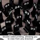 Tuanse 1-30 Table Order Numbers Restaurant Double Sided Acrylic Reception Number Stands Signs for Wedding Restaurant Seating Cafes Party Banquet(Black), Small Signage