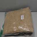 IOHOUZE Small Area Rug 2x3 Washable Woven Rugs for Entryway Non Slip Rubber Backed Kitchen Rugs Indoor Outdoor Doormat Throw Rug Floor Carpet for Entrance Front Door, Orange/Tan/Brown