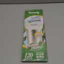 Hommaly 2 Gallon (1.8-2 Gal)120 pcs Small Clear Trash Bags, Strong 1.8 Gallon Garbage Bags, Bathroom Trash Can Bin Liners Unscented, Mini Plastic Bags for Office, Waste Basket Liner,Fit 6,7,8 Liters