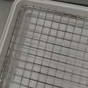 PODOO Rabbit Litter Box  Training Potty Tray for Guinea Pig & Small Pets  Spacious Grid Pan with Low Entrance, Easy-Clean & Odor-ResistantHelps Keep a Clean Cage and Reduce Mess