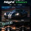 4K+2.5K+2.5K 3 Channel Dash Cam - Front/Rear/Inside - 5.8GHz WiFi 6 Dashcam with IR Night Vision, 64GB Card, 24H Parking Mode, G-Sensor - Car Dash Cam for Rideshare & Taxi