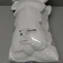 Amyhill 2 Pcs Easter Pillows Bunny Rabbit Shaped Throw Pillows 15.75 Inch Decorative Easter Spring Soft Plush Cushion Gifts for Sofa Couch Bedroom Living Room Home Decorations(Fashion Style)