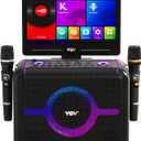 YGV Smart Karaoke Speaker for Adults with UHF Wireless Microphones