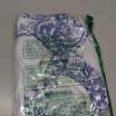 LIBERECOO Luxury Paisley Round Vinyl Tablecloth with Flannel Backing - Waterproof, Oilproof, Wipeable Dining Table Cover for Indoor/Outdoor Use (Paisley Navy Blue)