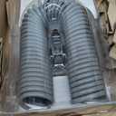 Orbit 26382 Coil Garden Hose, 25 Feet, with 8-Pattern Hose Nozzle (Gray)