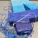 BLUE PANDA Pull String Pinata - Corrugated & Number 4 Pinata - Ombre Blue Tissue & 4 Year Old Birthday Decor - Easy Fill & 4 Year Old Boy Fun - Number 4, Ombre Blue - 16.5 x 12 x 3 in