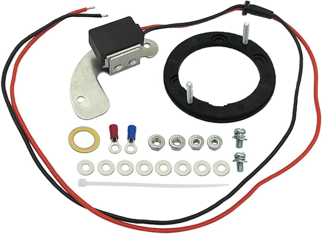Zieichy 1181 Electronic Ignition Conversion Kit Compatible with 1957-1959 and 1963-1974 AMC V8, For 1957-1974 Buick V8, For 1958-1974 Chevy V8, Replacement 1181 Ignitor Kit