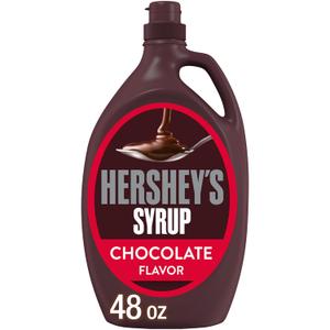 HERSHEY'S Chocolate Syrup Bulk Bottle, 48 oz Best By 09/30/27