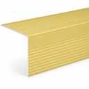 Stair Nosing, Stair Edge Protector, 48" Long Stair Nose Molding - Gold Finish - 48"