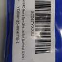 NORTHYARD Men's 7" Gym Shorts Knit Athletic Tennis Shorts for Men with Zipper Pockets for Workout Athletic Training (Large, White)