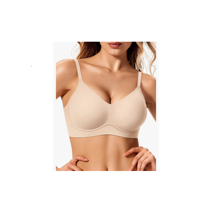 Jelly Bras for Women No Underwire Wireless Tshirt Bra Push Up Seamless Bralettes w Support