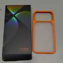 TORRAS Shockproof for iPhone 17 Pro Max Case with Camera Control Button, [12FT Military Grade Drop Protection] Enhanced Grip & Soft Touch Translucent 17 Pro Max Case with DIY Buttons, Neon Orange