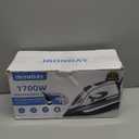 1700W Steam Iron for Clothes 20s Fast Heat-up, Non-Stick Ceramic Soleplate, 14.07oz Large Water Tank, Auto-Off, Burst Steam, Self-Cleaning, roning Clothes for Home