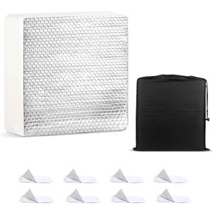 EcoNour RV Skylight Insulator & Cooling Vent Cover | Rv Insulator, Waterproof Hook & Loop Fasteners | Skylight Sunroof Pillow Shade-Comfort & Energy Efficiency Inside Camper | Medium (14"x14"x3")