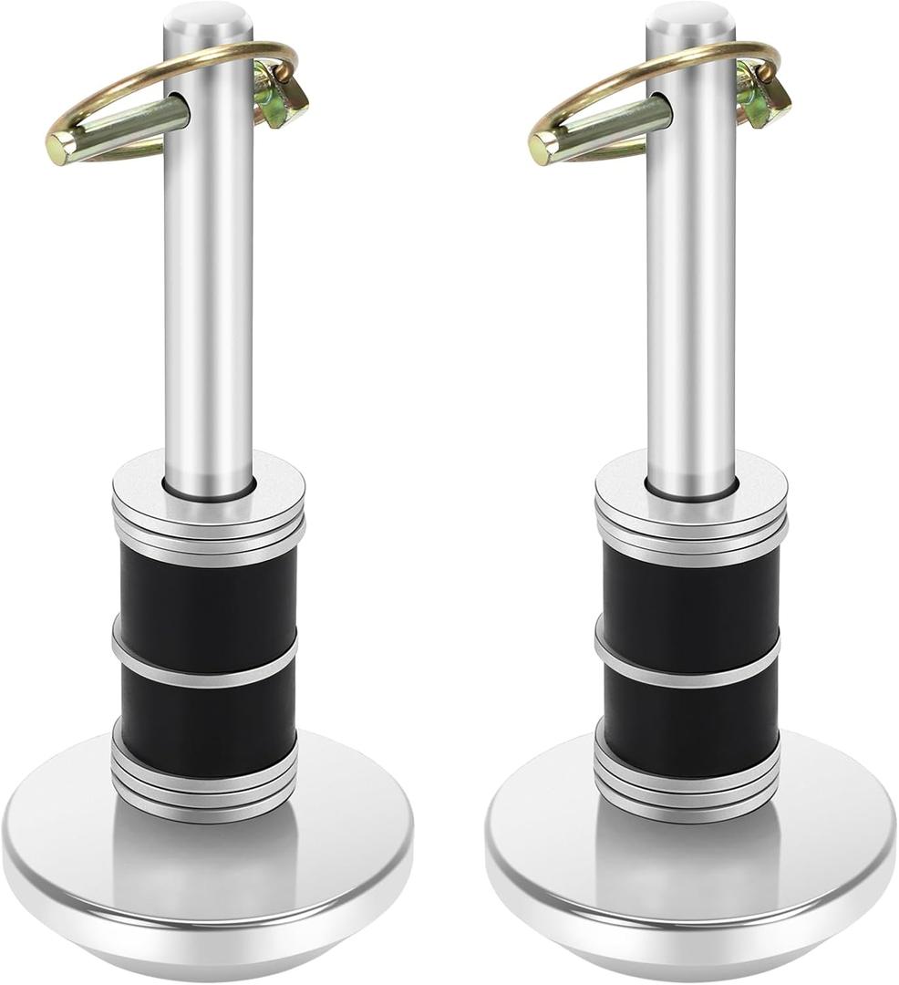 RGQSUN 2PCS Snow Plow Skid Shoes Snowplow Compatible with ATV UTV Moose (5/8" Shaft Size),Replacement Tractor Snow Plow Blade